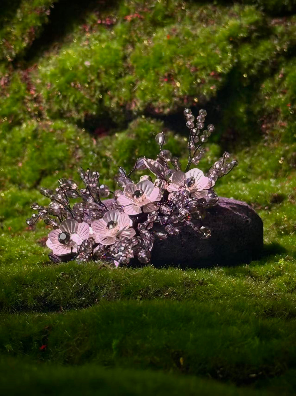Slivermoon Blossom Hairclip