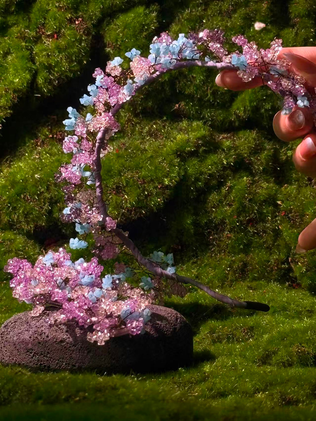 Sky Gypsophila Hairclip
