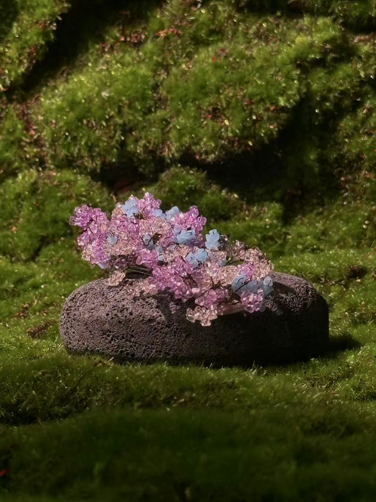 Sky Gypsophila Hairclip